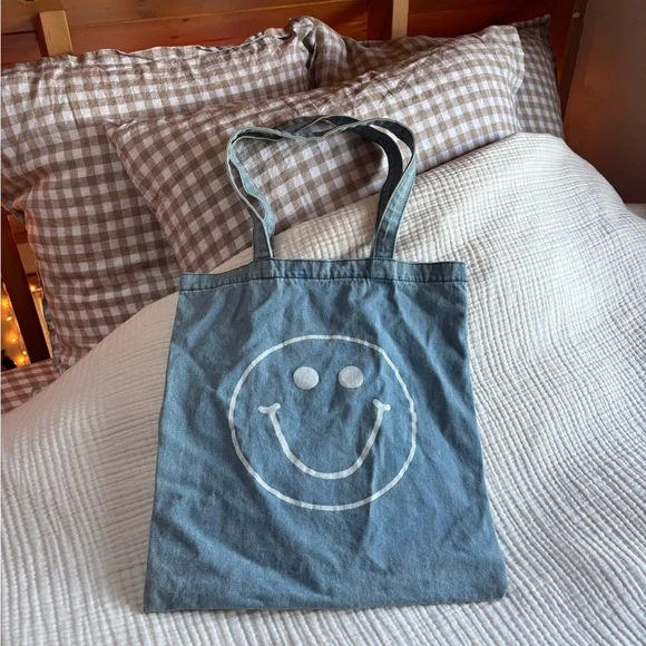 Madewell “The Insider” Denim Cotton Tote Bag - Picture 1 of 7